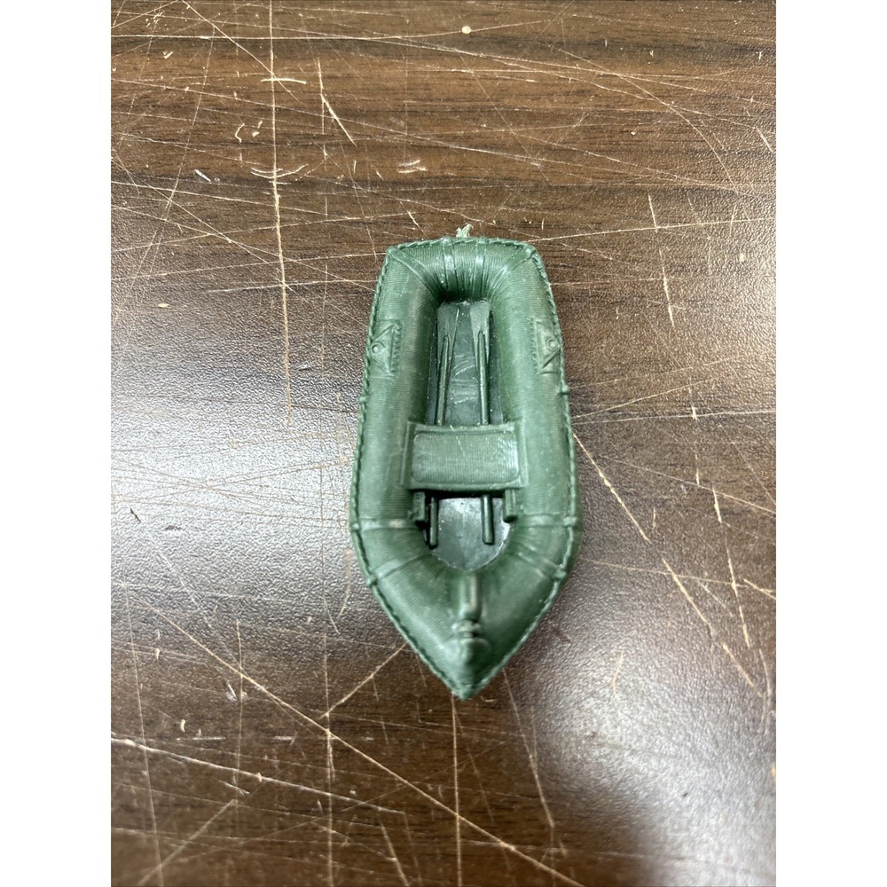 1960's‎ Louis Marx WW2 World War 2 II Battleground Europe Green Boat Raft